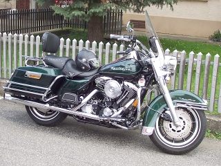 Eine schöne Harley Davidson. 