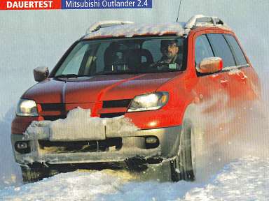 Es lebe der Sport — Mitsubishi Outlander Automatik.  Quelle: 4Whell Fun. 